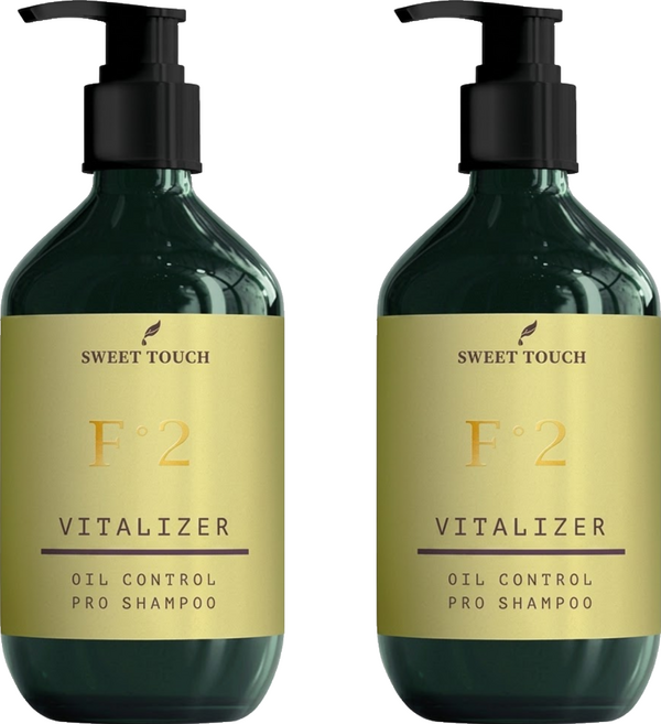 SWEET TOUCH 直覺 髮絲賦活洗髮精 控油抗屑, 2瓶, 400ml
