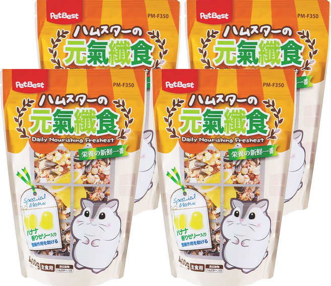 PetBest 元氣纖食 除臭果凍, 4包, 400g