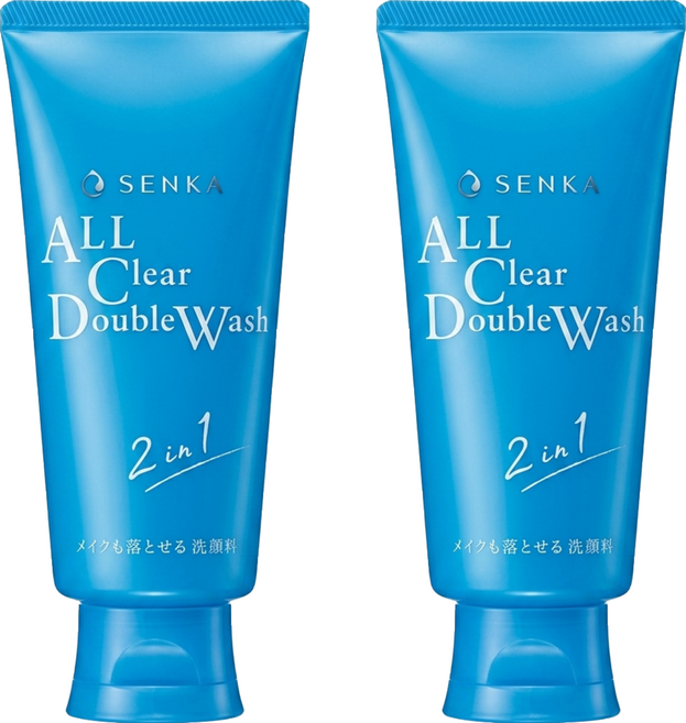 SENKA 專科 超微米洗卸兩用潔淨乳, 120g, 2個