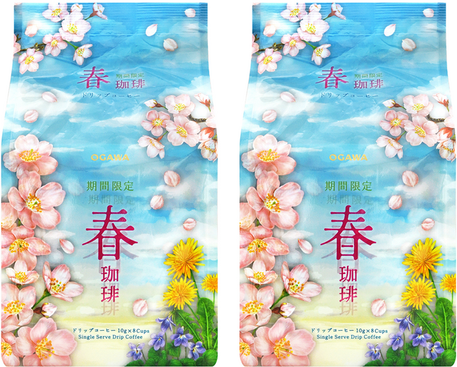OGAWA 小川珈琲 濾掛式咖啡, 10g, 2套, 8個裝