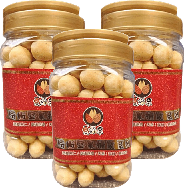 夏綠果 大顆夏威夷豆, 3個, 400g