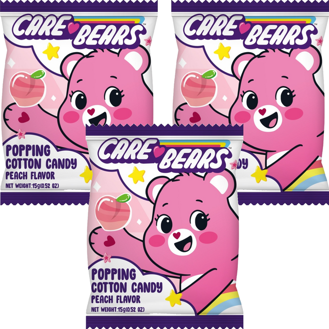 AMANDIER 雅蒙蒂 Care bears跳跳棉花糖 蜜桃風味, 15g, 3個