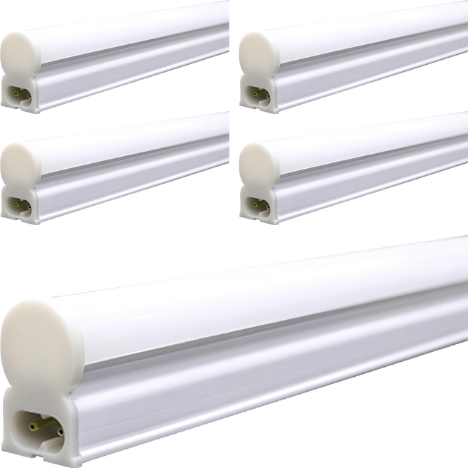 APEX LIGHTING 艾沛斯照明 LED T5 2尺支架燈 10W 6500K AP-I210D, 白光, 5個