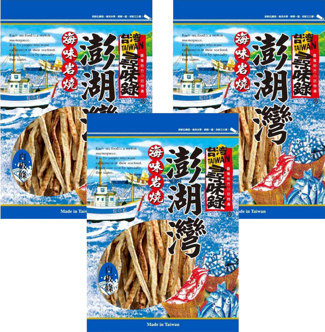台灣尋味錄 澎湖灣 白板條, 80g, 3包