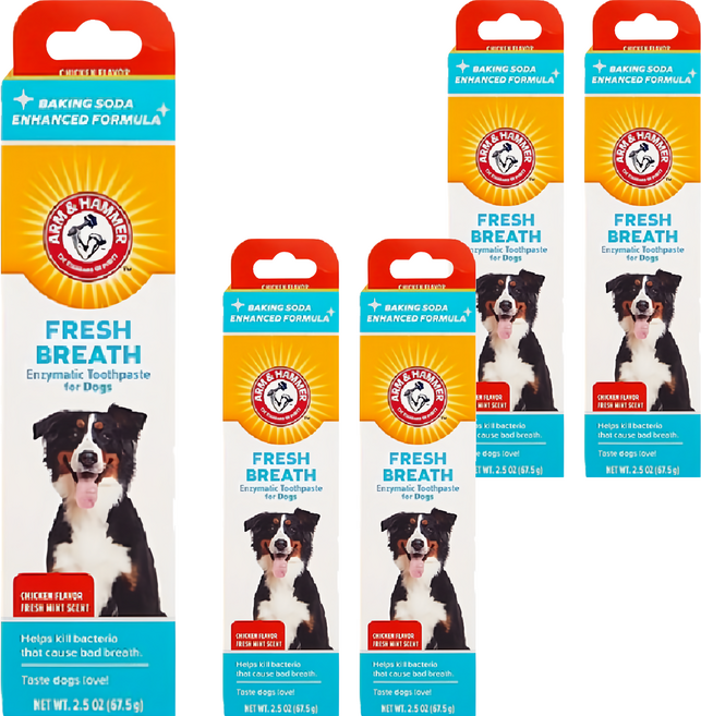 ARM&HAMMER 犬用酵素牙膏 深潔, 5條