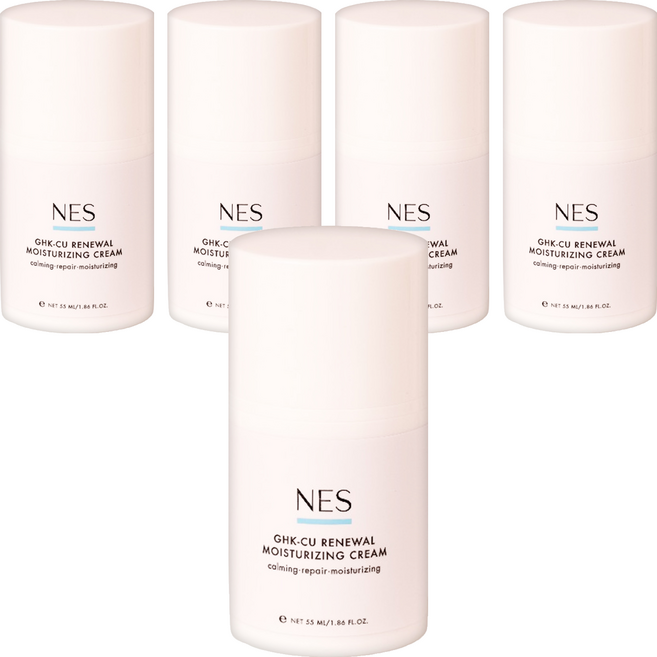 NES cosmetics 恩藝偲 藍銅胜肽修護水凝霜, 55ml, 5盒