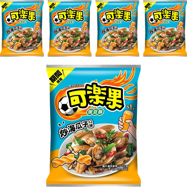 可樂果 炒海瓜子口味 熱炒包, 160g, 5包