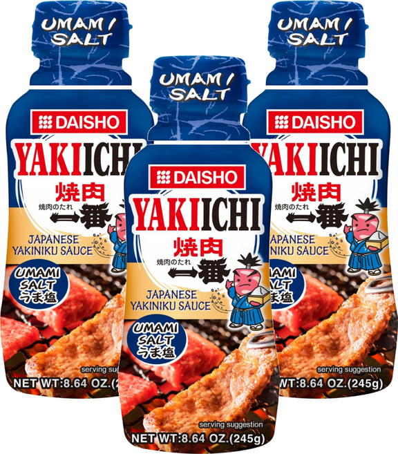 DAISHO 大逸昌 YAKIICHI 燒肉一番 鹽味烤肉醬, 245g, 3個