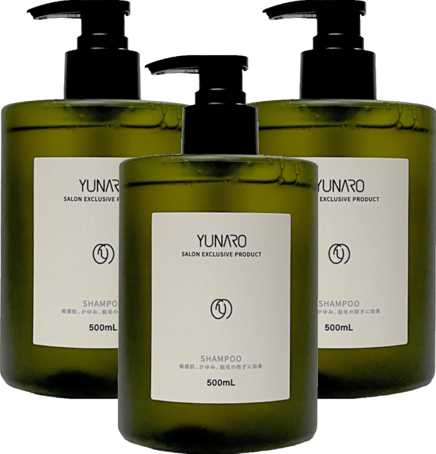 YUNARO 蘊洛 甦活蘊髮露, 3個, 500ml