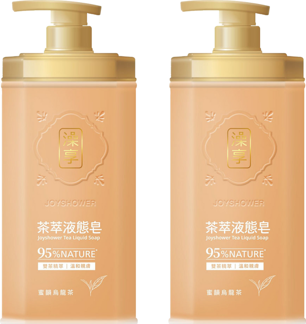 澡享 液態皂沐浴 蜜韻烏龍茶, 2個, 800ml