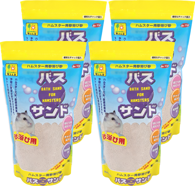 SANKO WILD 沐浴砂 338, 1kg, 4包