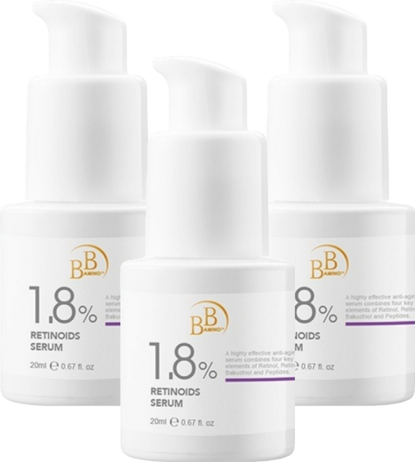 BB AMINO 科研 1.8%超雙A煥顏緊緻精華乳, 3個, 20ml