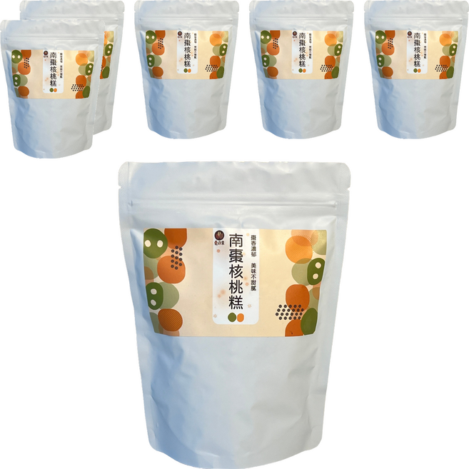 夏綠果 南棗核桃糕, 200g, 6包