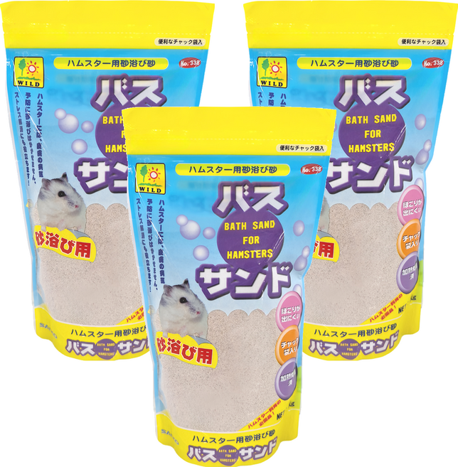 SANKO WILD 沐浴砂 338, 1kg, 3包