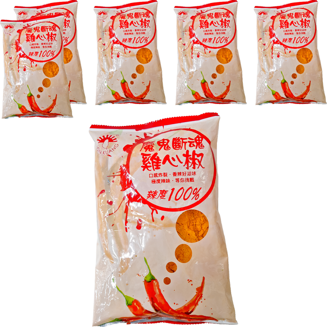 新光洋菜 魔鬼斷魂雞心椒粉, 300g, 6包