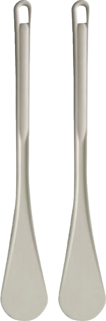 攪拌棒 35cm, 銀色, 2個