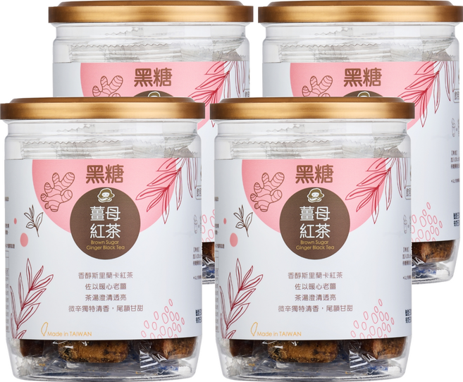 蜜思朵 黑糖薑母紅茶, 17g, 12入, 4罐