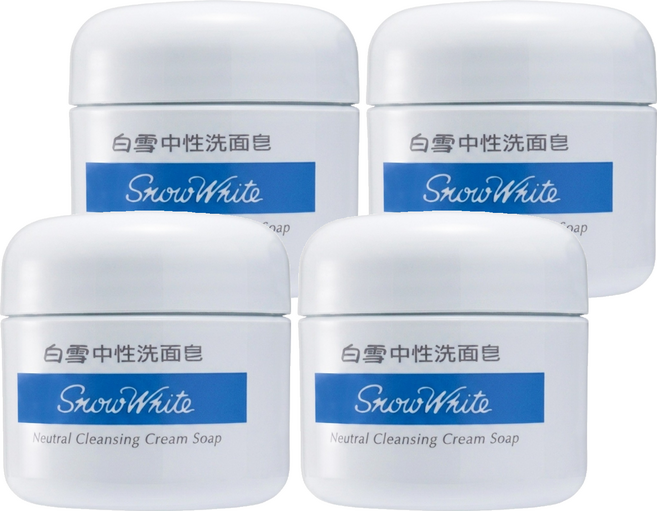 Snow White 白雪 中性洗面皂, 150g, 4個