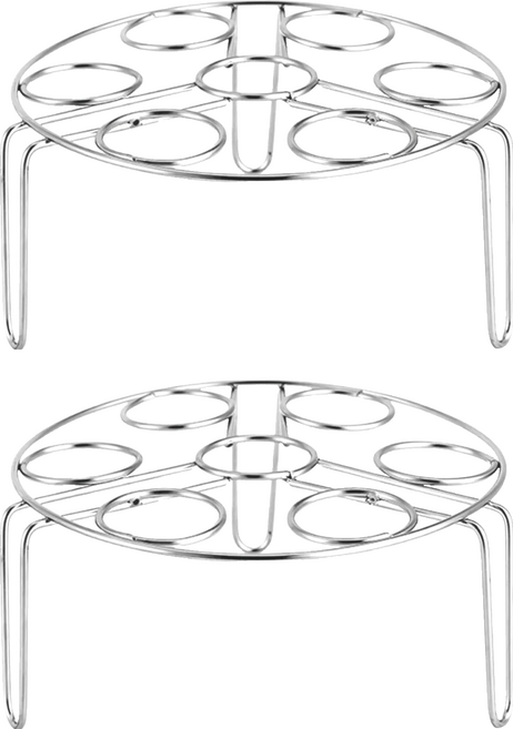 生活King 304不鏽鋼多用蒸蛋架, 2個