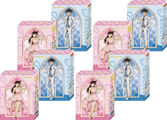 名偵探柯南 原味迷你蘇打餅 新一&小蘭, 4個, 25g