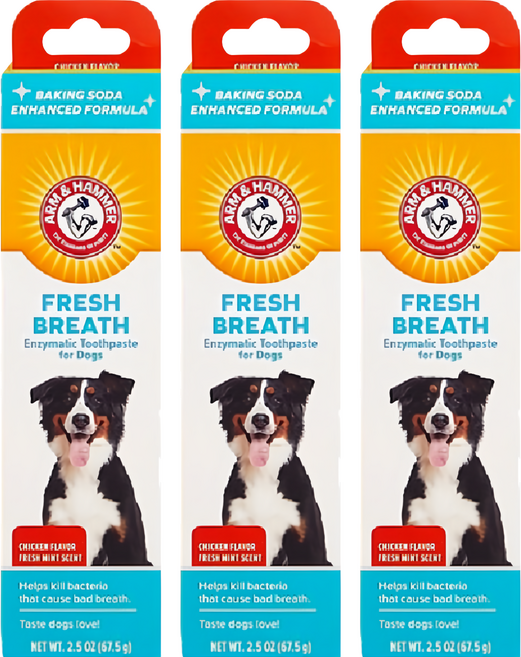 ARM&HAMMER 犬用酵素牙膏 深潔, 3條