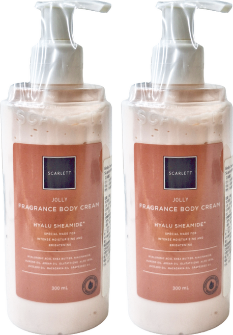 SCARLETT 美體身體霜 歡樂, 300ml, 2瓶
