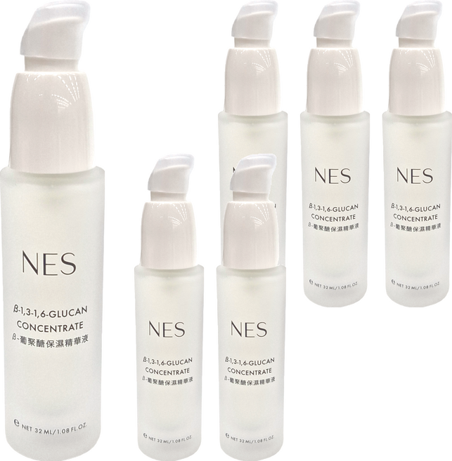 NES cosmetics 恩藝偲 β 葡聚醣保濕精華液, 32ml, 6盒