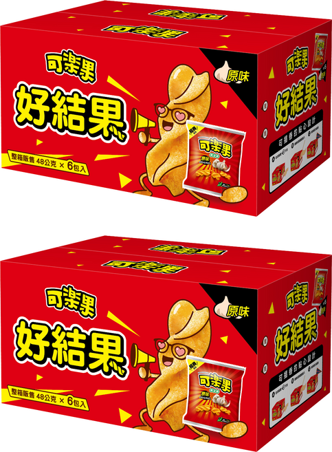 可樂果 原味拜拜箱6件組, 288g, 2箱