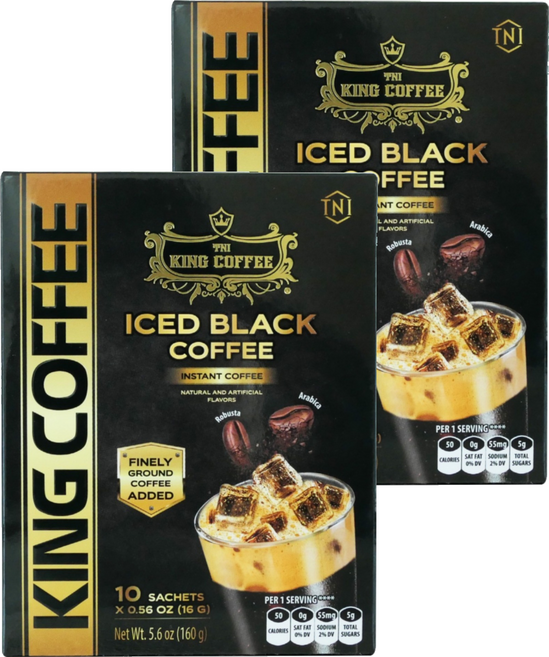 TNI KING COFFEE 冰即溶黑咖啡, 16g, 10入, 2盒