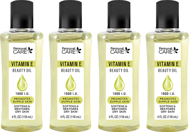 美國 Personal CARE 維他命E護膚油, 118ml, 4瓶