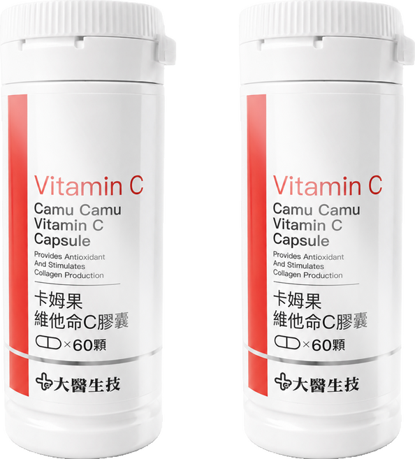 大醫生技 卡姆果維他命C膠囊, 2個, 60顆