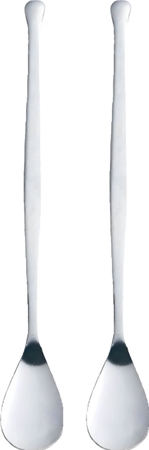 SALUS 佐藤金屬 極簡風餐具 香料匙 S, 2個, 銀色