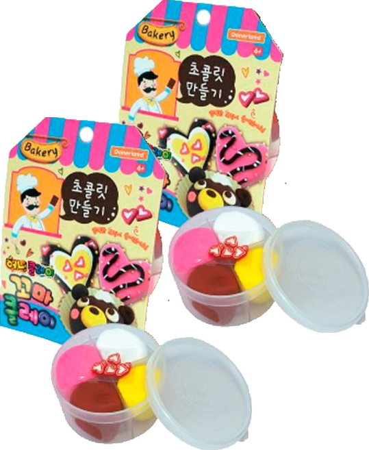 Donerland 迷您黏土, 巧克力, 2組