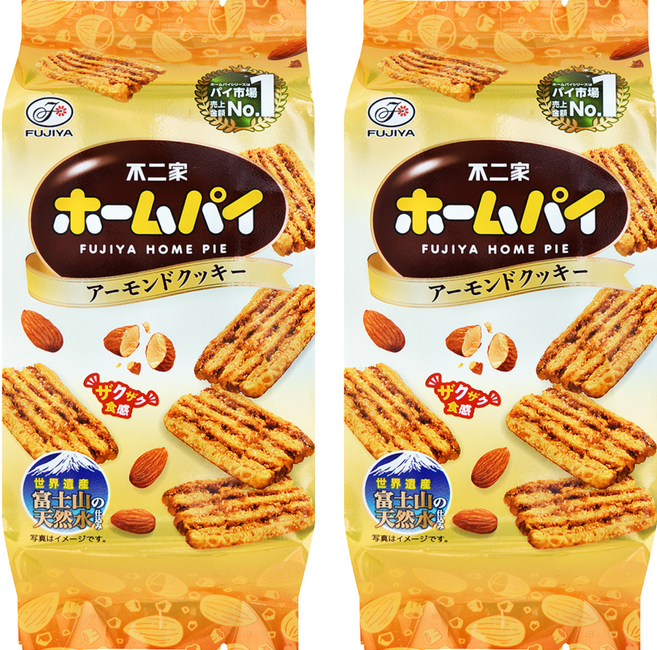 FUJIYA 不二家 千層派 香脆杏仁, 2個, 56g