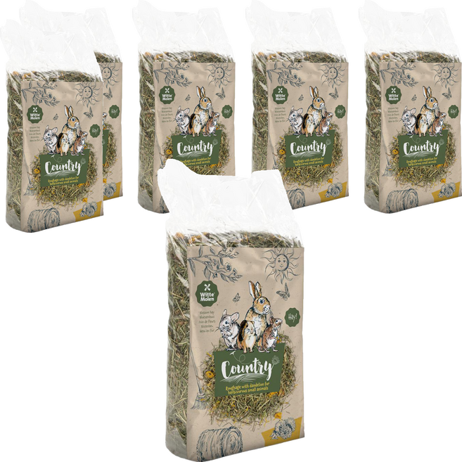 Witte Molen 小動物牧草 + 蒲公英, 500g, 6包