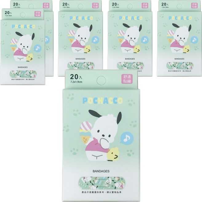 ONEDER 旺達棉品 帕恰狗貼繃, 6個, 20個裝