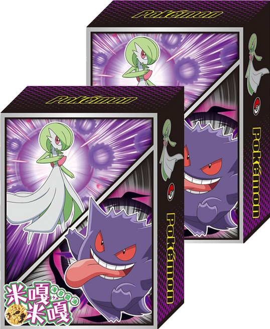 PoKeMoN 寶可夢 米嘎米嘎 海苔醬油 沙奈朵&耿鬼, 65g, 2個