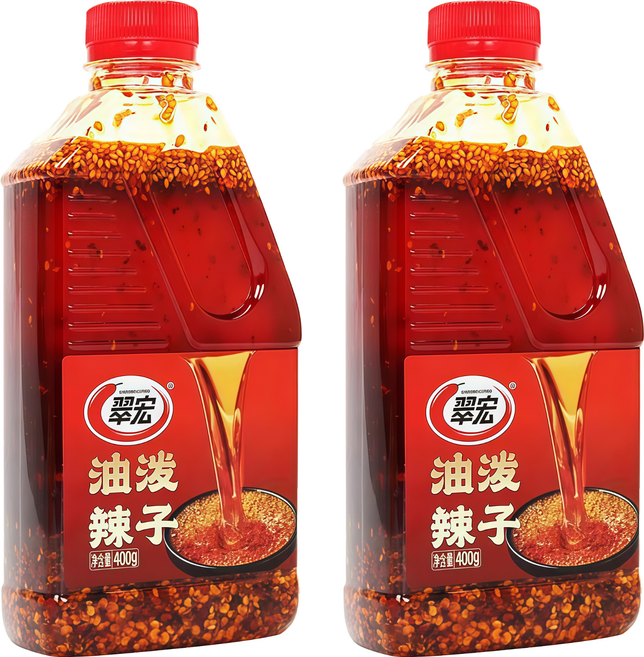 翠宏 油潑辣子, 400g, 2個