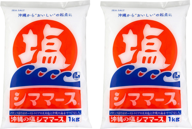 Aoiumi 青海 沖繩島鹽, 1kg, 2個