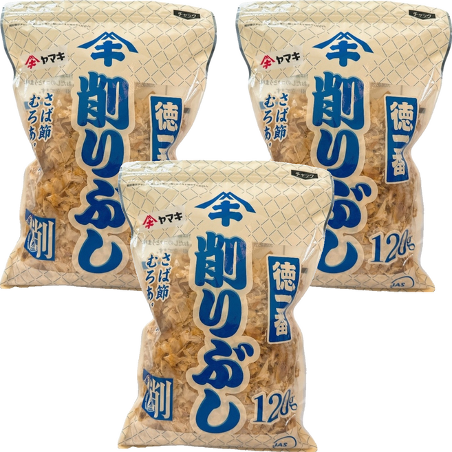 Yamaki 雅媽吉 柴魚片, 3個, 120g
