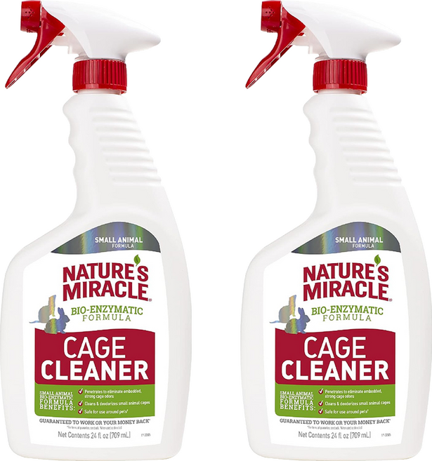 NATURE'S MIRACLE 自然奇蹟 小動物 活氧酵素去漬除臭噴劑, 709ml, 2瓶