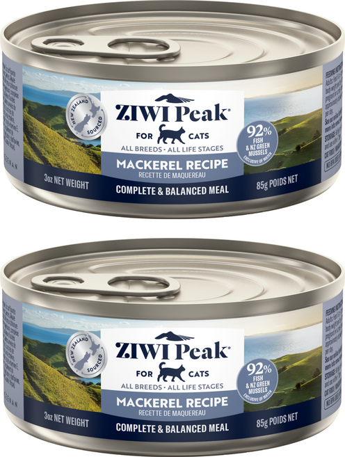 ZIWI Peak 滋益巔峰 貓用主食罐, 85g, 2個, 鯖魚