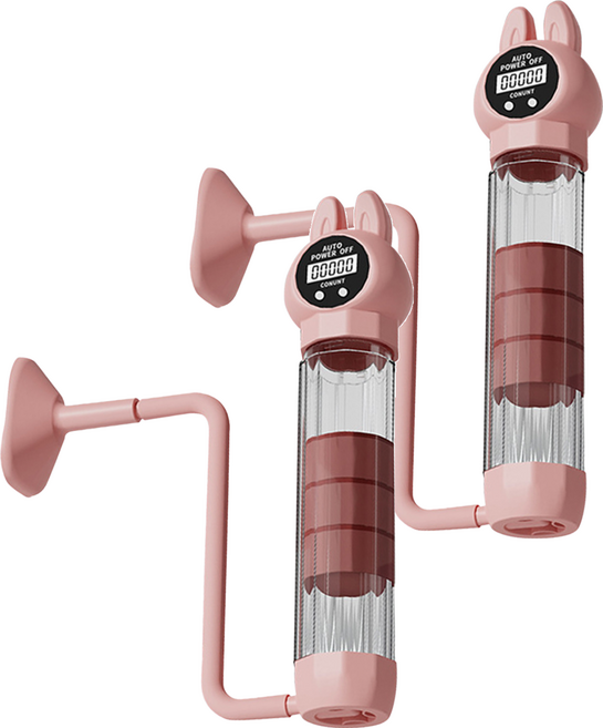 FITORA 可調阻力電子計次呼吸鍛鍊器, 單一商品, 粉色, 2個