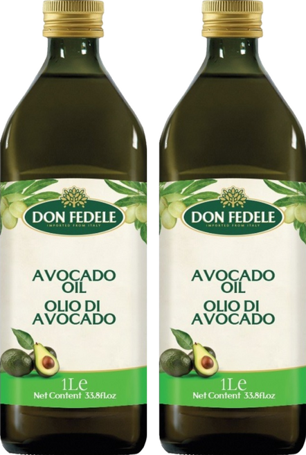 DON FEDELE 費德 義大利 頂級原味酪梨油, 2個, 1L