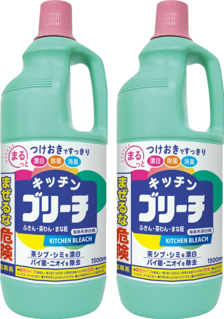 第一石鹼 廚房漂白劑, 2瓶, 1.5L