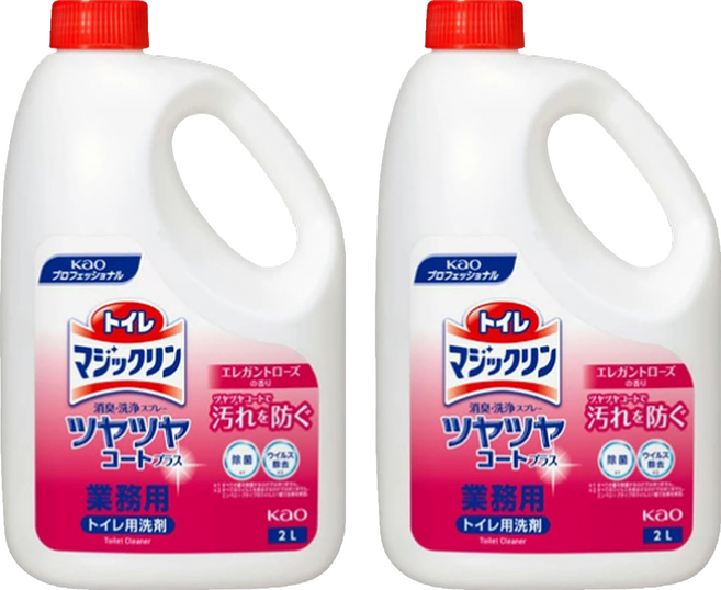Kao 花王 浴廁馬桶清潔噴霧 玫瑰香, 2個, 2L