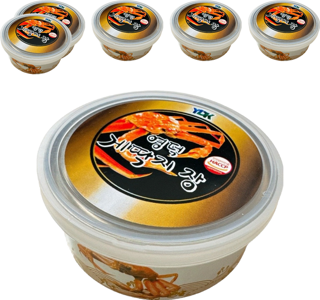YDK 即食蟹膏 黑盒, 6個, 90g