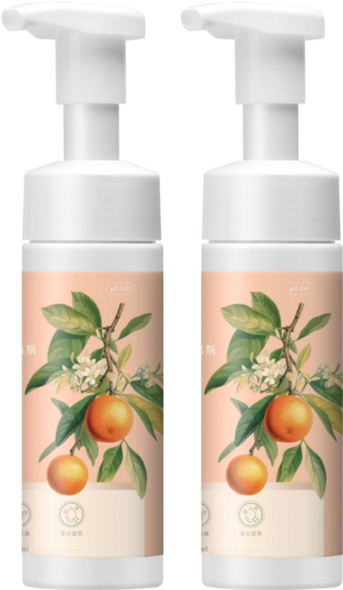 ECOLUXE 艾蔻斯 淨透亮白洗顏慕斯 柑橘香, 2個, 180ml