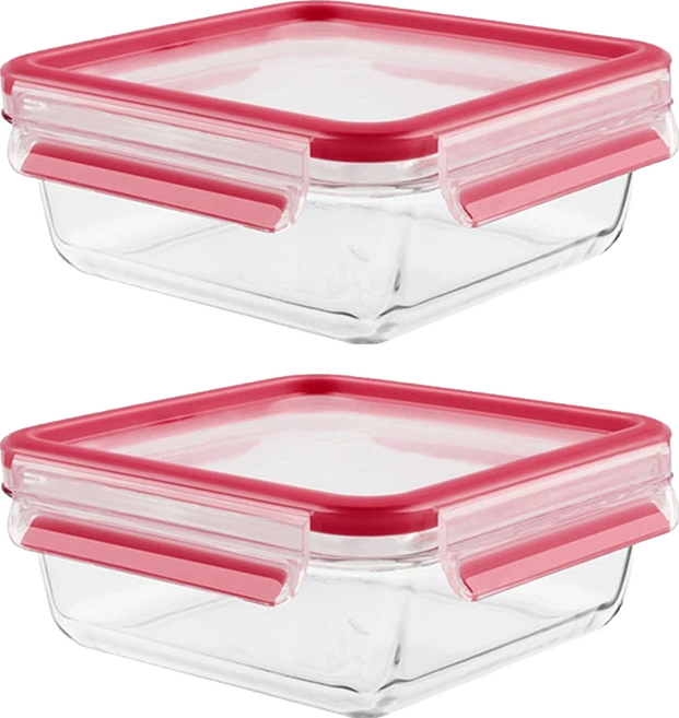 Tefal 特福 玻璃保鮮盒 800ml, 1個, 2個