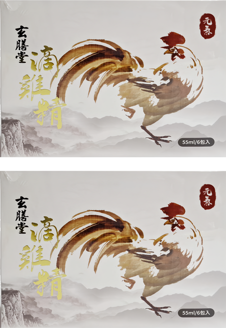 玄膳堂 滴雞精, 55ml, 6包, 2盒